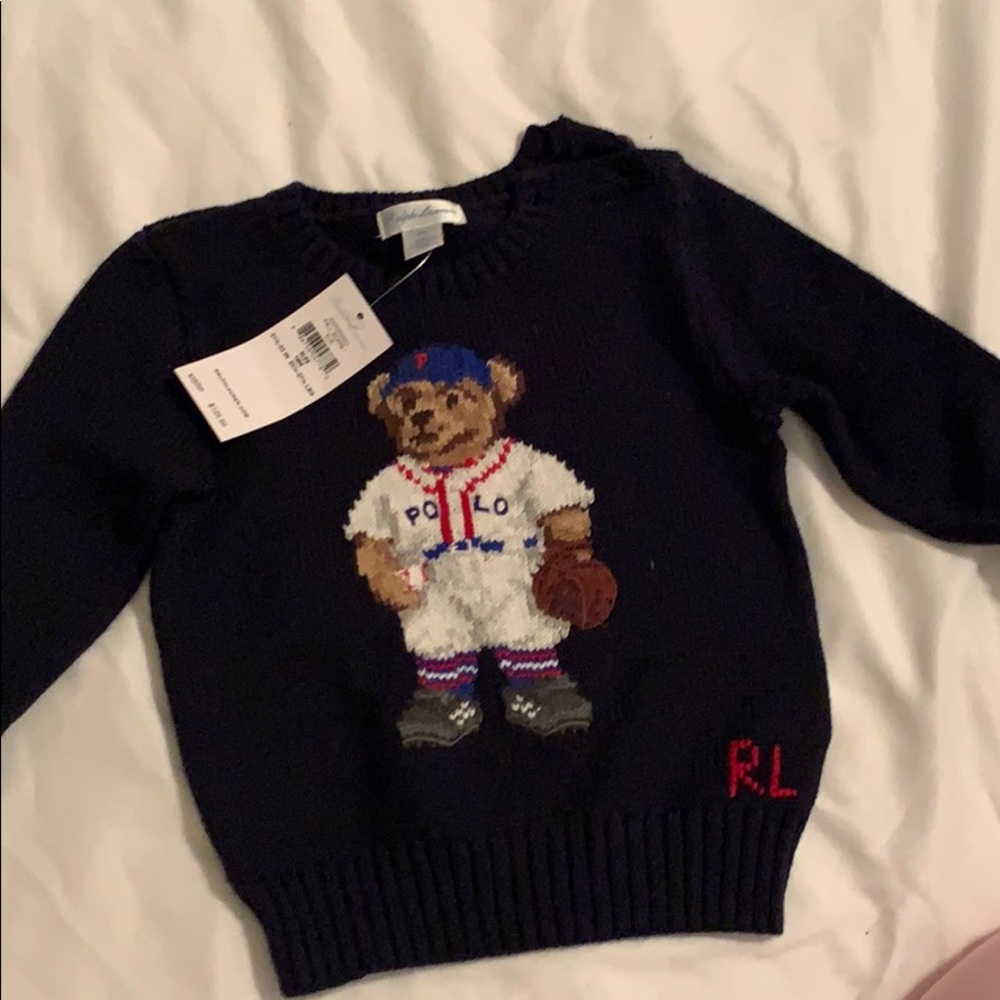 Baby Polo Ralph Lauren bear sweater